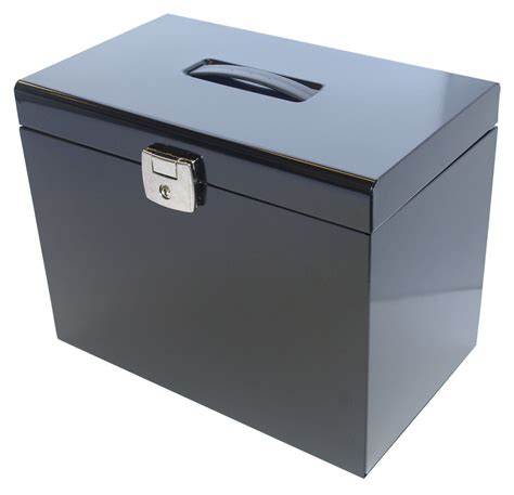 metal file folder box|lockable metal document box.